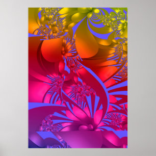 Póster Flores de Chakra
