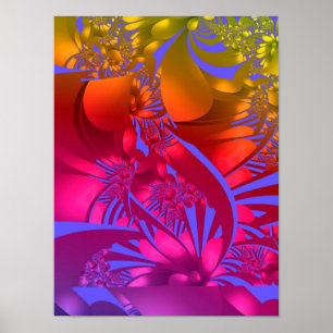 Póster Flores de Chakra