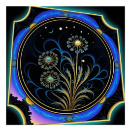 Póster Flores de cobre