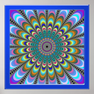 Póster Flores de colores