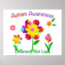 Flores de conciencia del autismo