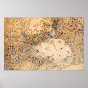 Póster Flores de cosecha de Ilustracion de época Annie Fr