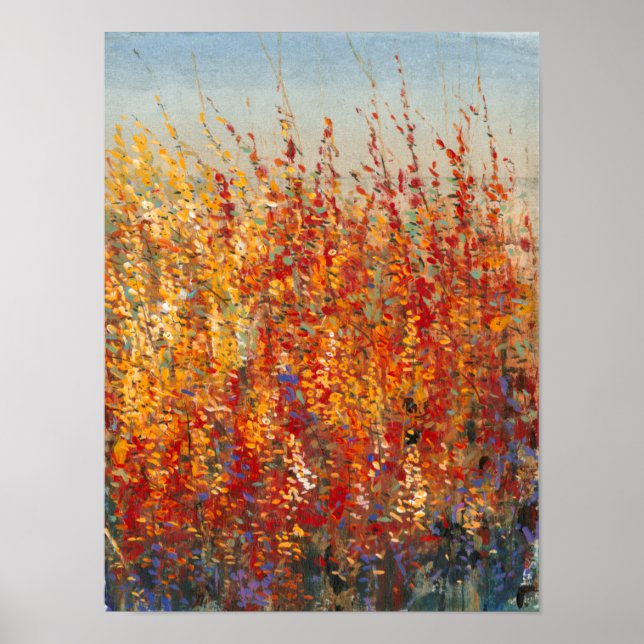 Póster Flores de desierto altas temperaturas II (Frente)