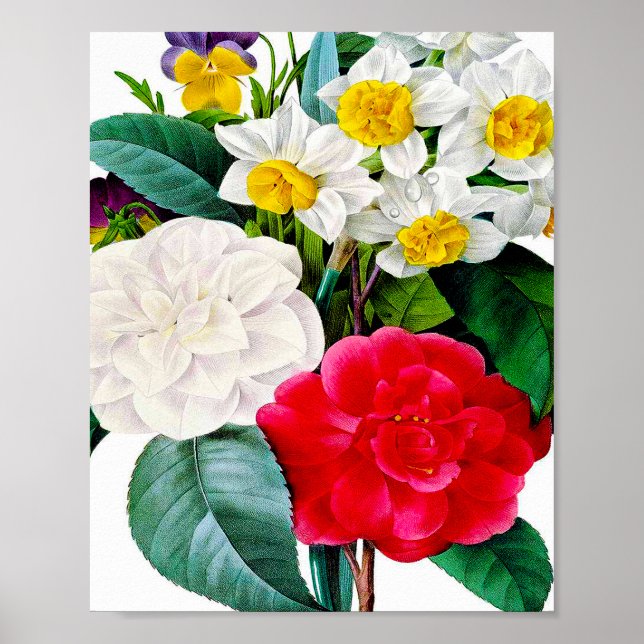 Póster Flores de época (Frente)
