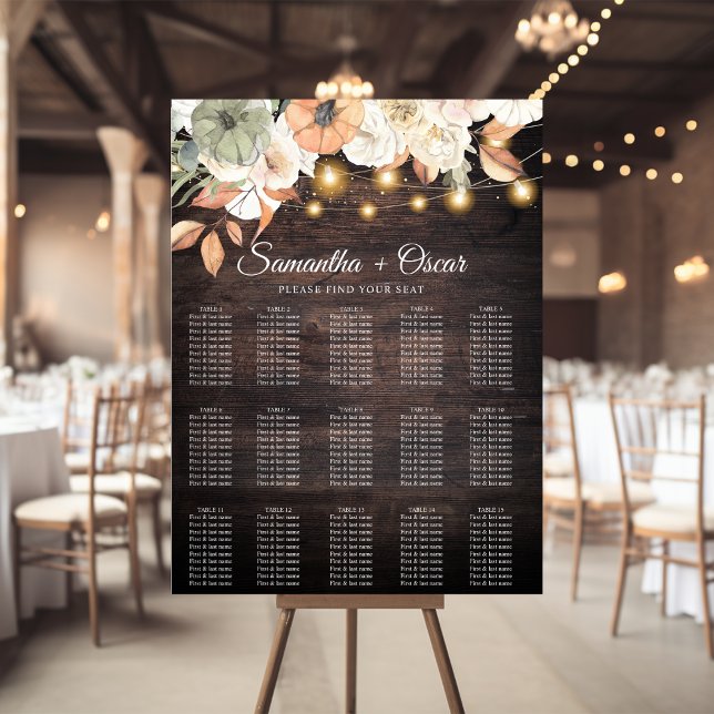 Póster Flores de época y calabaza otoño (Subido por el creador)