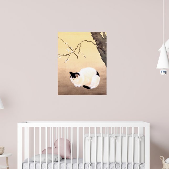 Póster Flores de gato y ciruela - Poster Hishida Shunso (Guardería 2)