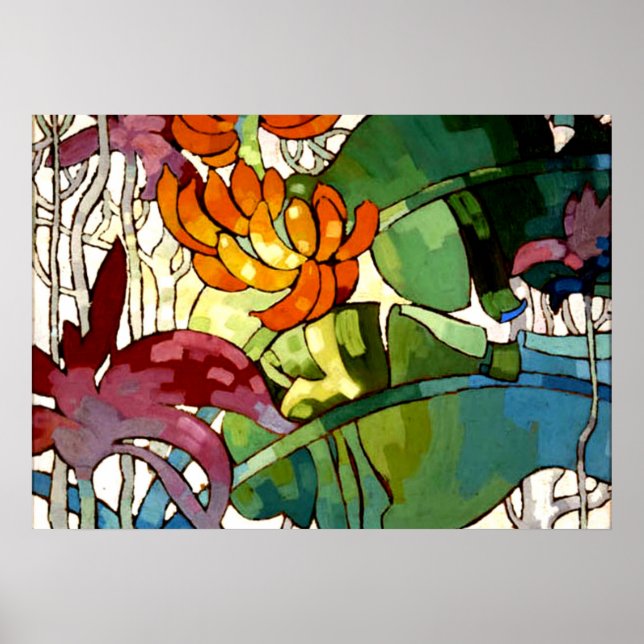 Póster Flores de Hawái (Frente)