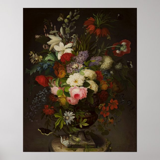 Póster Flores de Henryka Beyer (Frente)