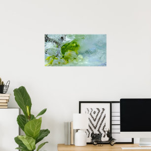 Póster Flores de hielo,