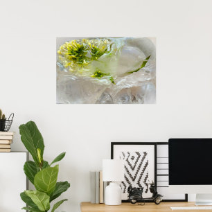 Póster Flores de hielo,