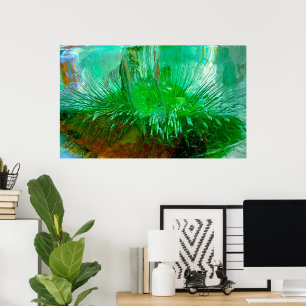 Póster Flores de hielo,