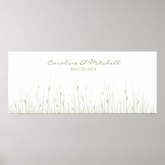 Póster Flores de huellas digitales (Frente)