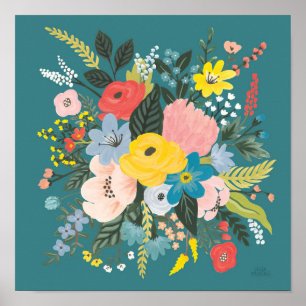 Póster Flores de huertos silvestres 2