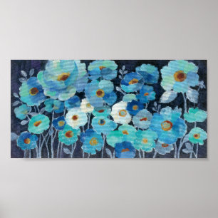 Póster Flores de índigo