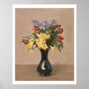 Póster Flores de la primavera, 1869 (aceite en lona)