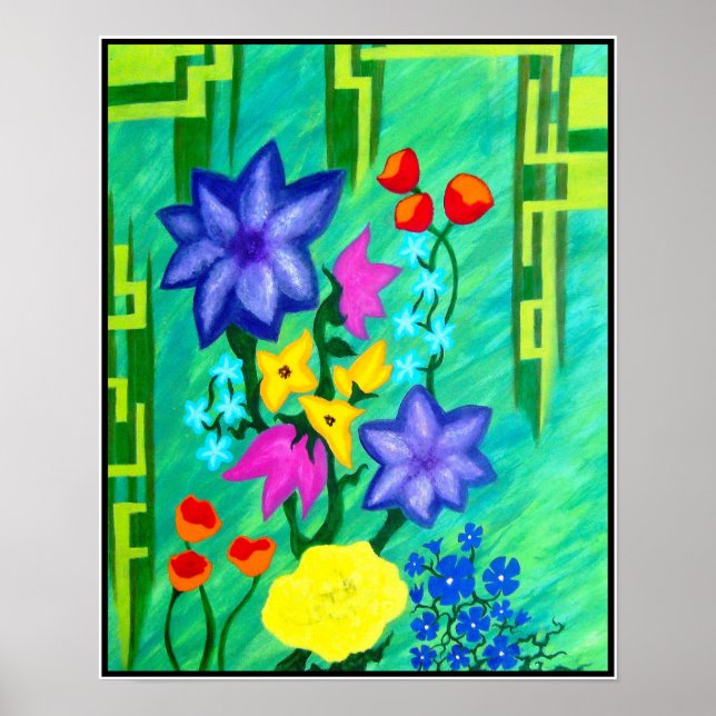 Póster Flores de mamá (Frente)