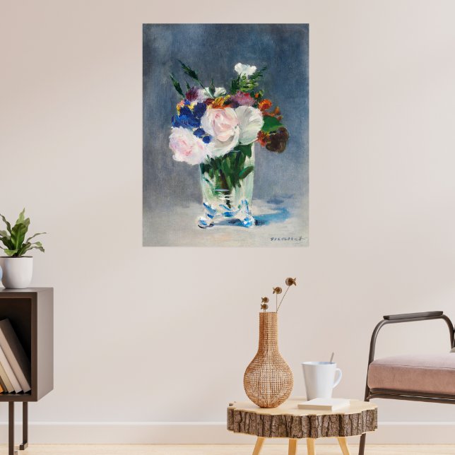 Póster Flores de Manet en una bolsa de cristal (Salón 3)