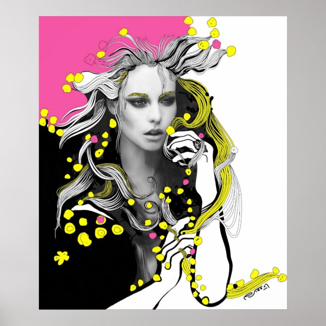 Póster Flores de mi mente (Frente)