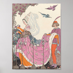 Póster Flores de picado