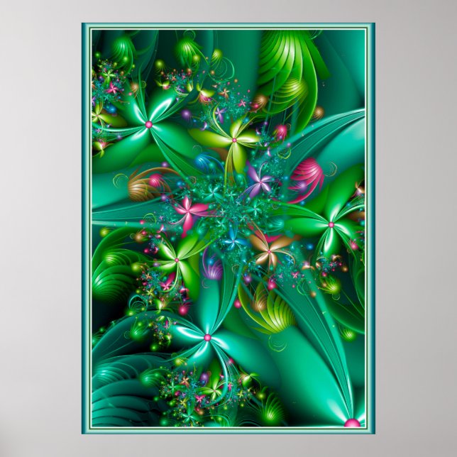 Póster Flores de Primavera (Frente)