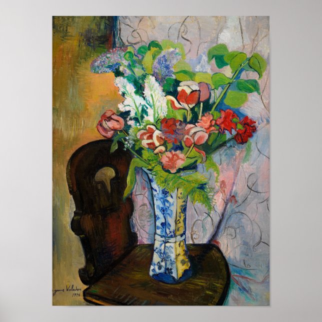 Póster Flores de primavera, 1928, por Suzanne Valadon (Frente)