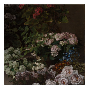 Póster Flores de primavera - Claude Monet
