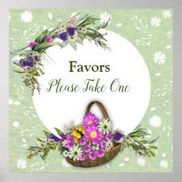 Póster Flores de primavera de verano