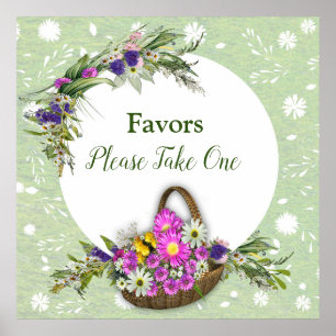 Póster Flores de primavera de verano