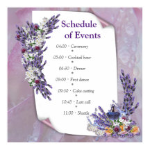 Flores de tubérculo y lavanda