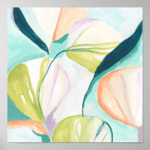 Póster Flores de ventilador IV