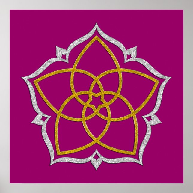 Póster FLORES DE VENUS / PLATA DE GOLD DE Venusblume Lotu (Frente)