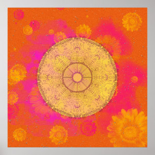 Póster Flores de verano