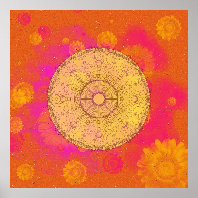 Póster Flores de verano (Frente)