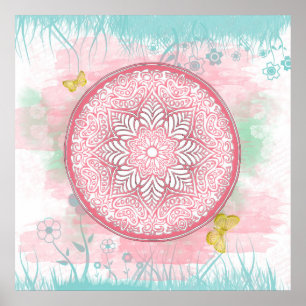 Póster Flores de verano