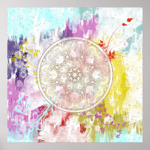 Póster Flores de verano