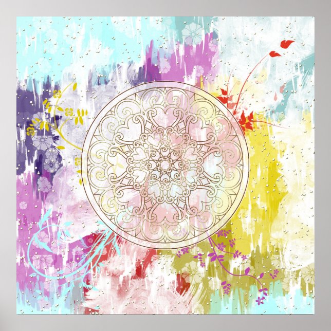 Póster Flores de verano (Frente)