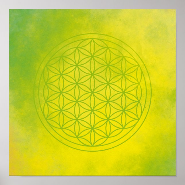 Póster Flores de vida (Frente)