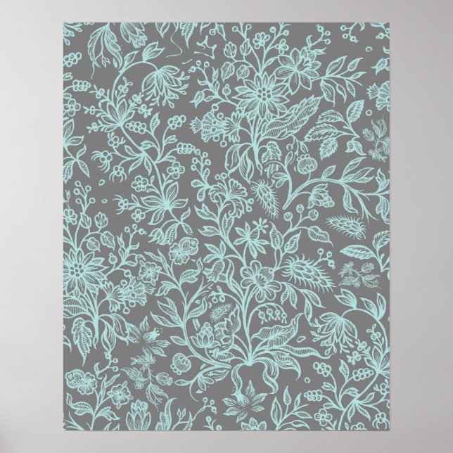 Póster Flores decorativas 8 (Frente)