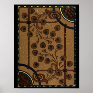 Póster Flores Decorativas Deco