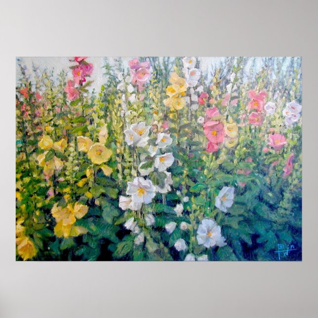 Póster Flores del catálogo (Frente)