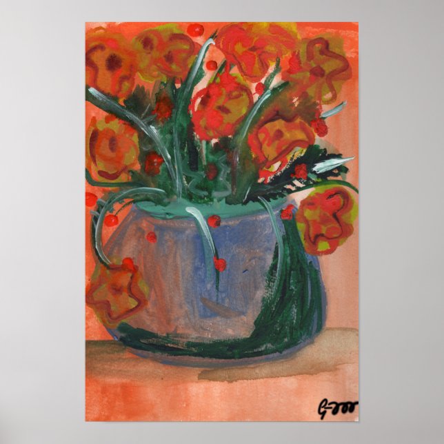 Póster Flores dominicales (Frente)