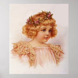 Póster Flores en el pelo