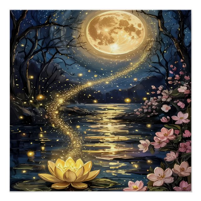 Póster Flores en la naturaleza (Anverso)