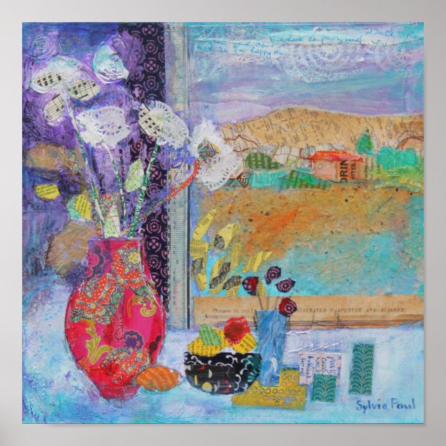 Póster Flores en la ventana 2014 (Frente)