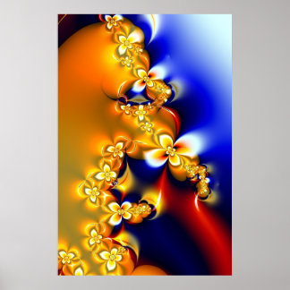 Póster Flores en primavera