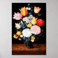 Flores en un barco de vidrio, Jan Brueghel el jove