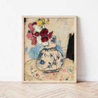 Flores en una bolsa de flores | Tadeusz Makowski