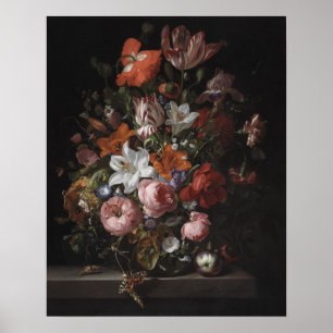 Póster Flores en una bolsa de vidrio, 1704