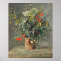 Flores en una plaza - Auguste Renoir Bella Artes