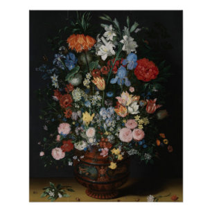 Póster Flores en una vara - Jan Brueghel